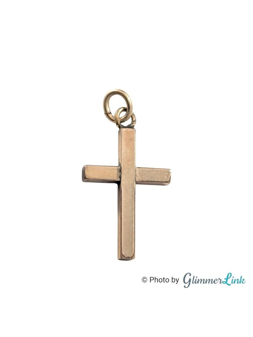 Vintage 12K Gold Filled Cross Pendant 1/20 12K GF Petite 7/8 Inch